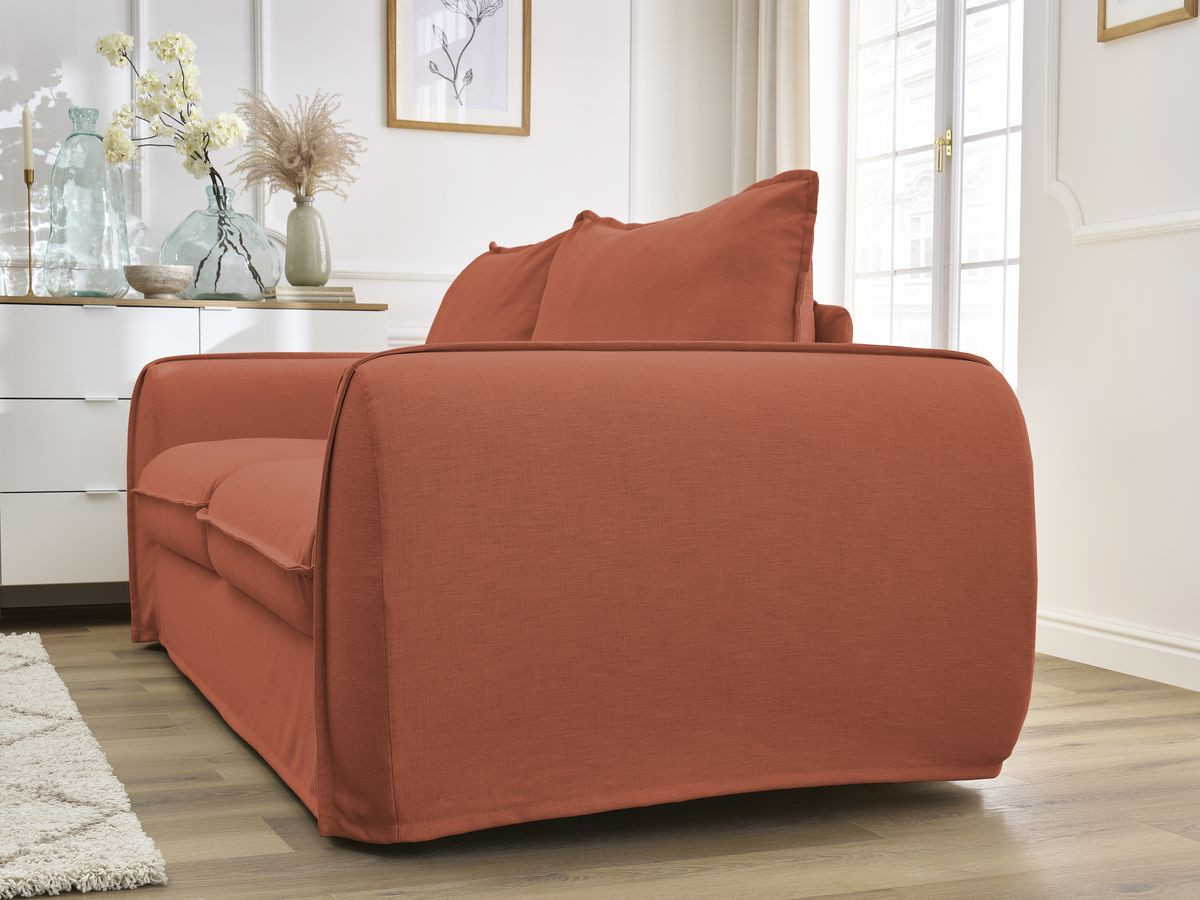 Canapé droit convertible ARCHIMEDE ouverture express déhoussable