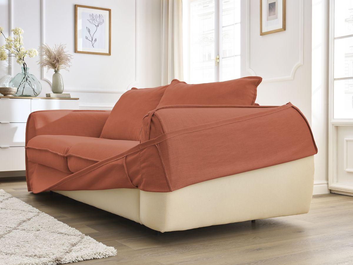 Canapé droit convertible ARCHIMEDE ouverture express déhoussable