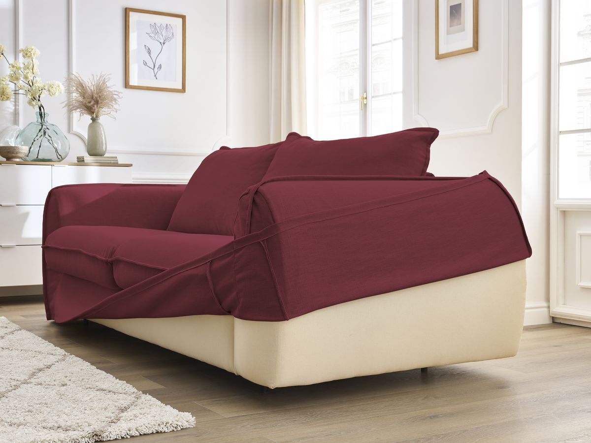 Canapé droit convertible ARCHIMEDE ouverture express déhoussable