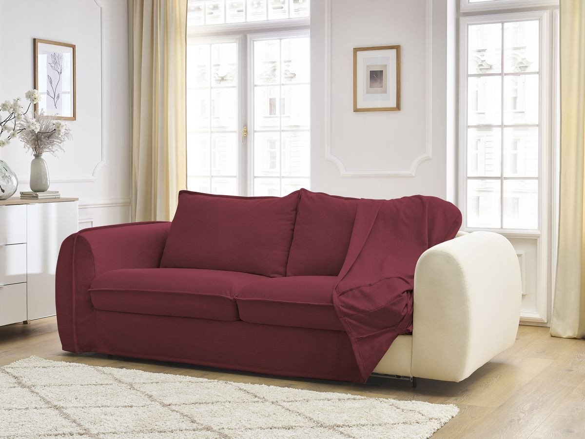 Canapé droit convertible ARCHIMEDE ouverture express déhoussable