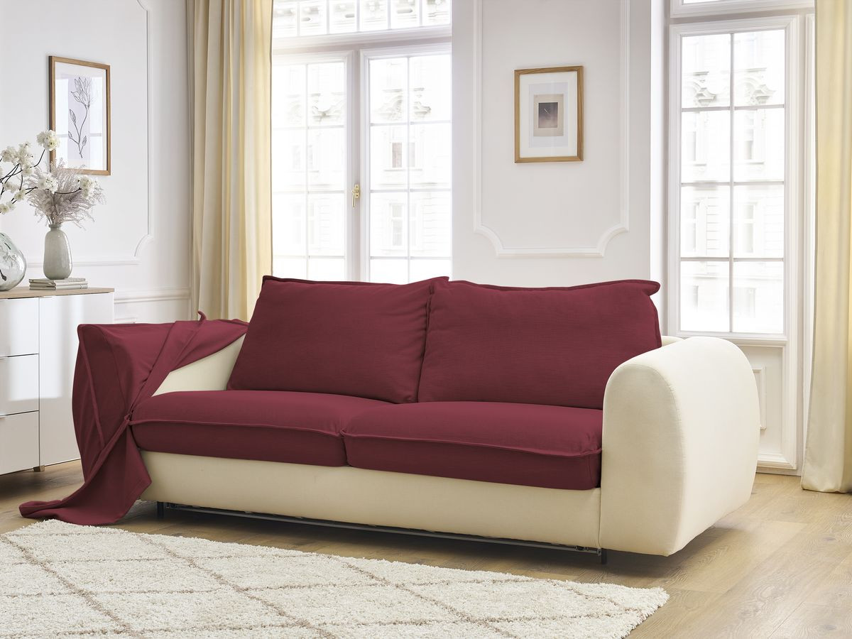 Canapé droit convertible ARCHIMEDE ouverture express déhoussable