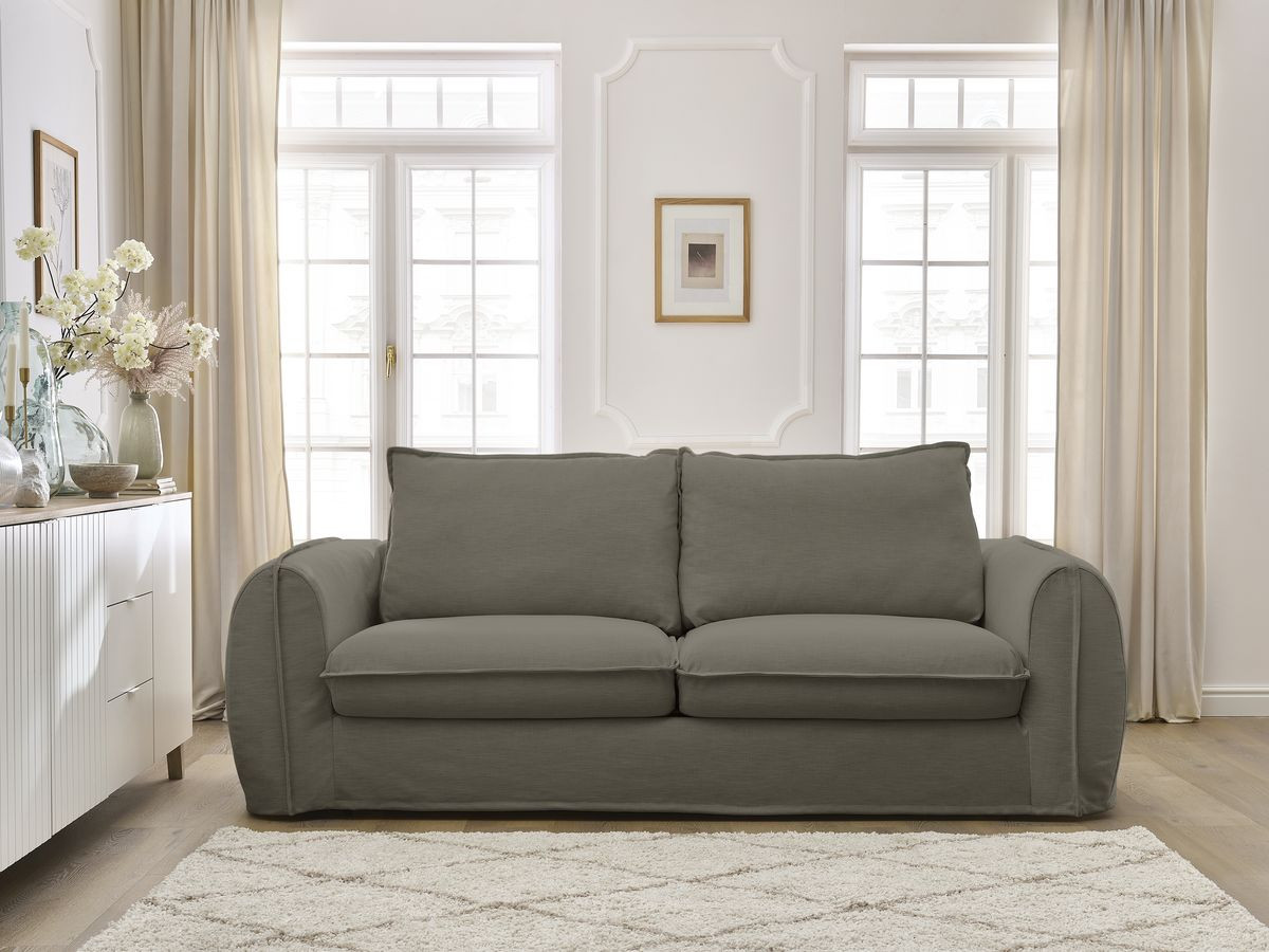Canapé droit convertible ARCHIMEDE ouverture express déhoussable