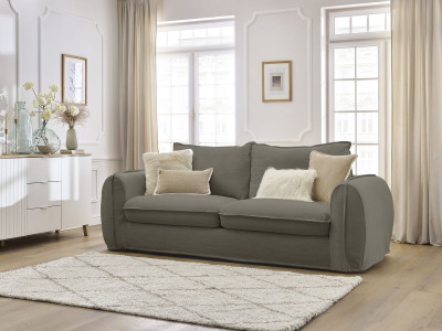 Canapé droit convertible ARCHIMEDE ouverture express déhoussable