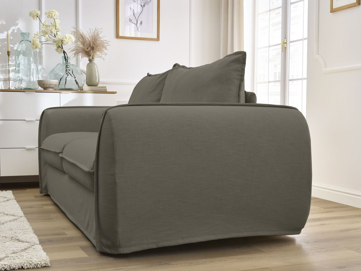 Canapé droit convertible ARCHIMEDE ouverture express déhoussable