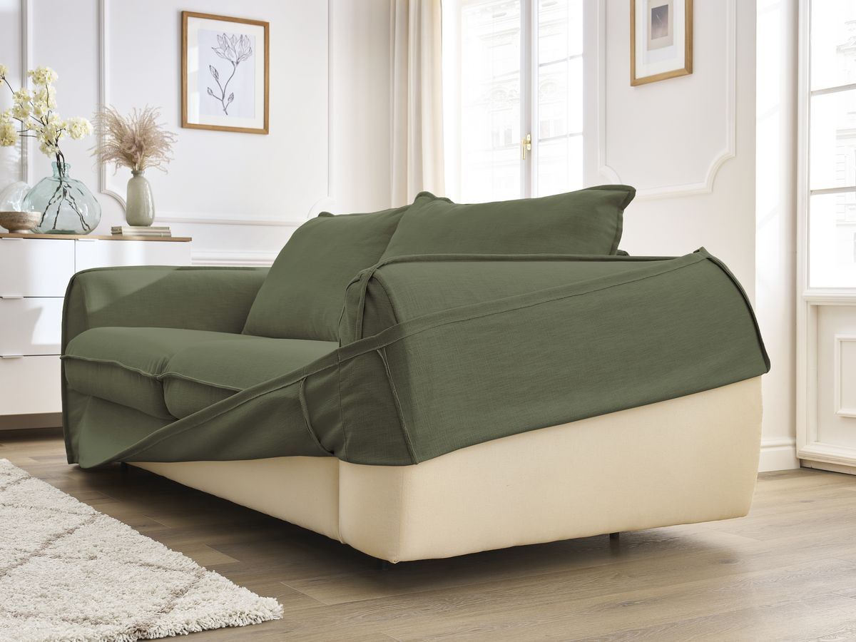 Canapé droit convertible ARCHIMEDE ouverture express déhoussable