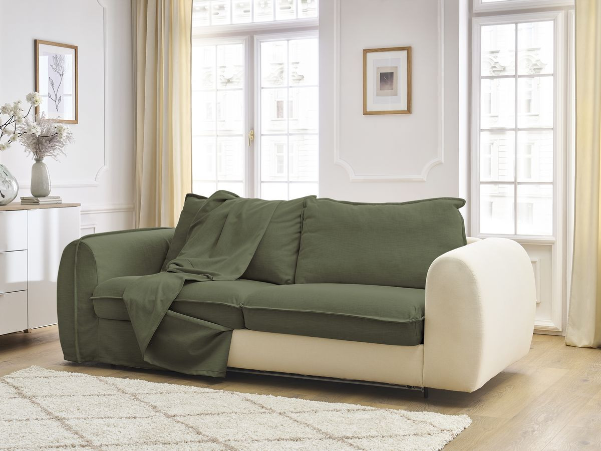 Canapé droit convertible ARCHIMEDE ouverture express déhoussable