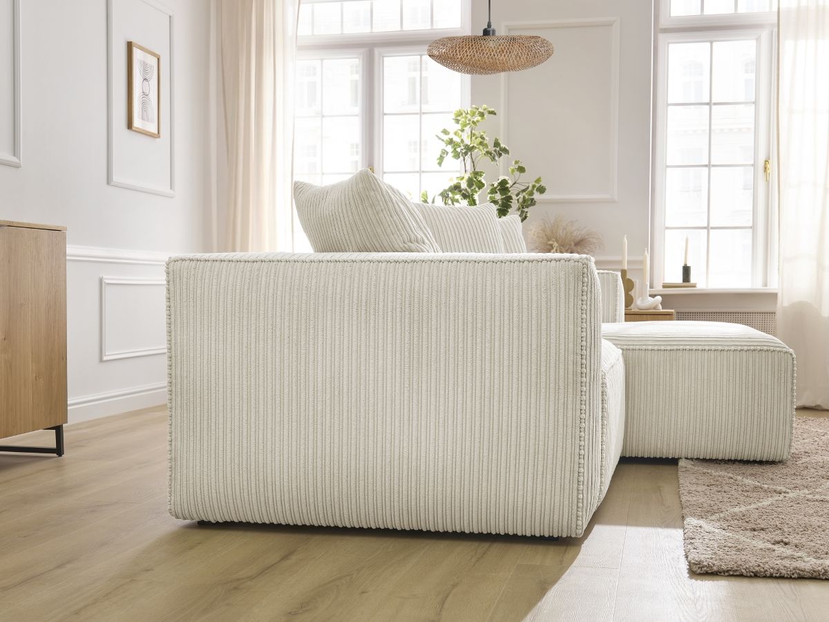 NINA vaste hoekbank in corduroy