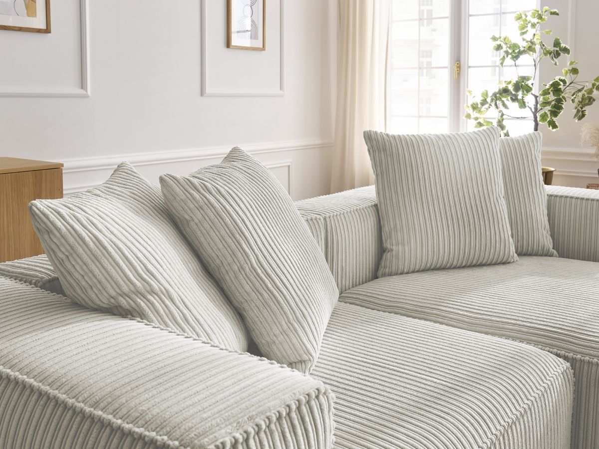 NINA vaste hoekbank in corduroy