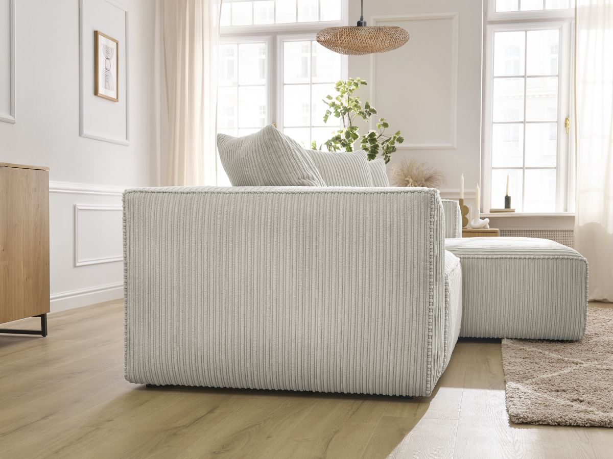NINA vaste hoekbank in corduroy