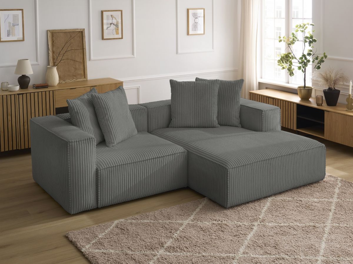 NINA vaste hoekbank in corduroy