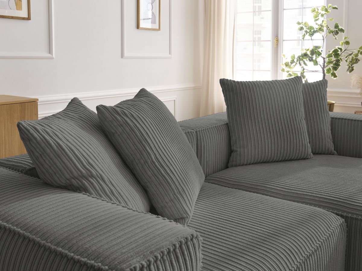 NINA vaste hoekbank in corduroy