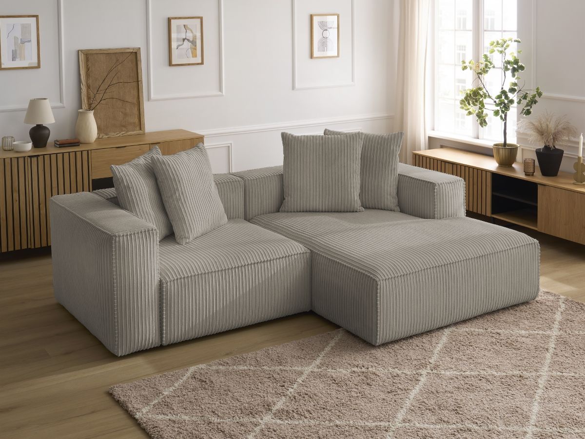 NINA vaste hoekbank in corduroy