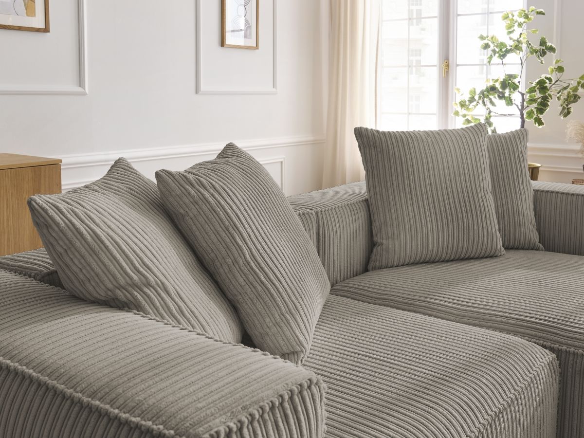 NINA vaste hoekbank in corduroy
