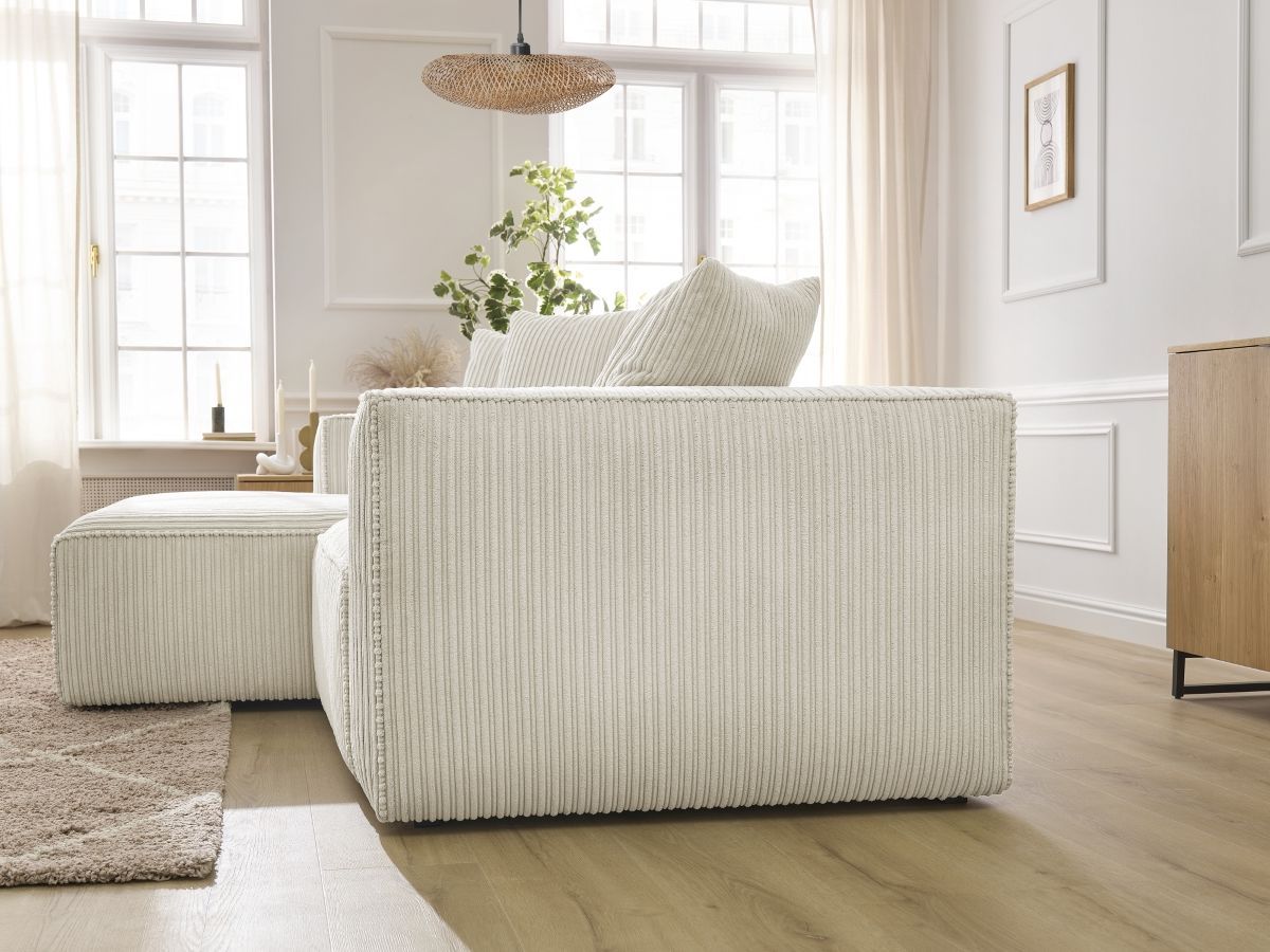 NINA vaste hoekbank in corduroy