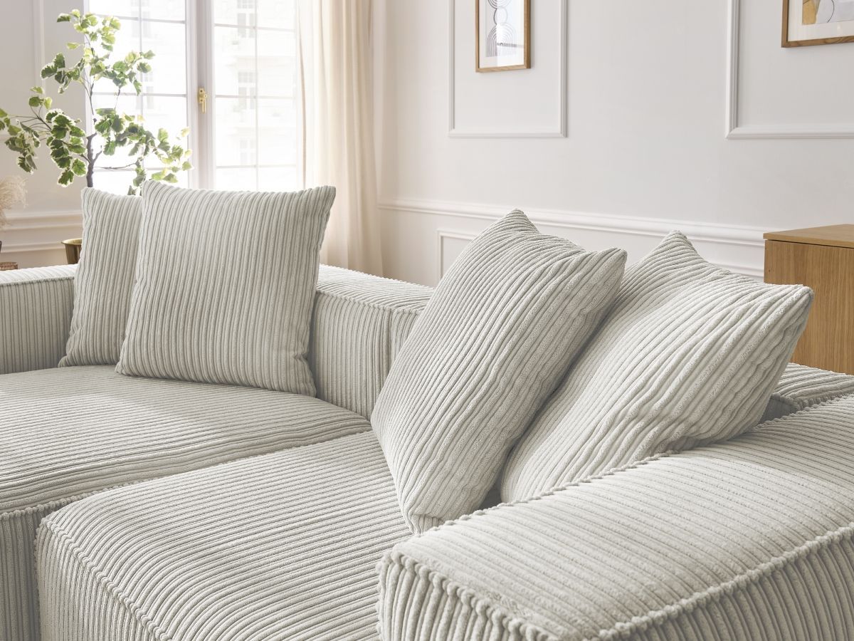 NINA vaste hoekbank in corduroy