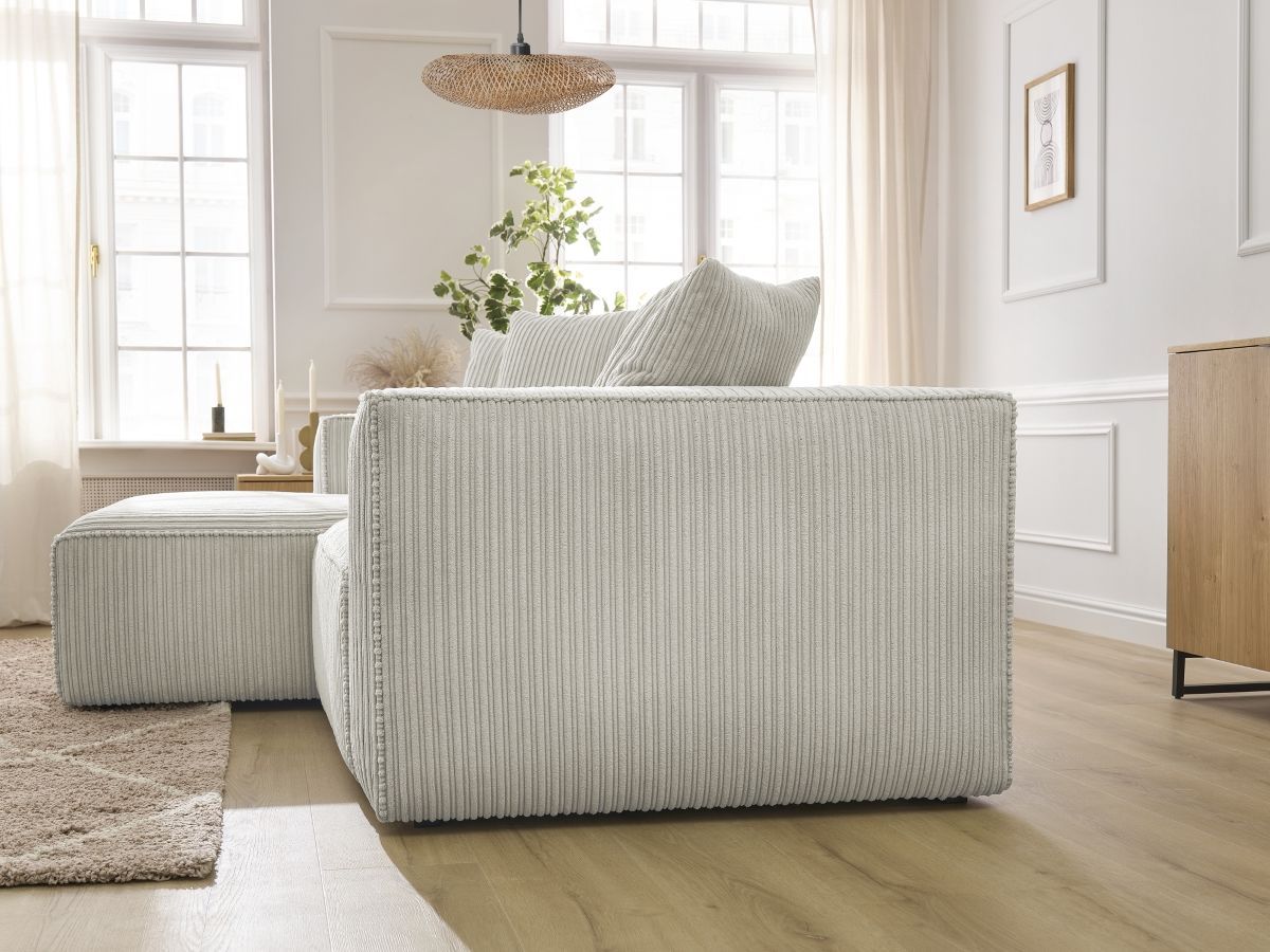 NINA vaste hoekbank in corduroy