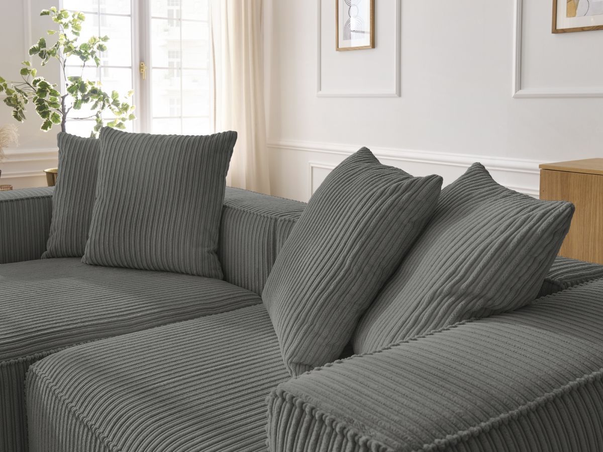 NINA vaste hoekbank in corduroy