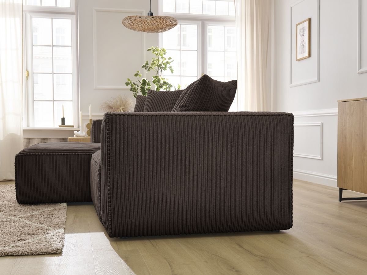 NINA vaste hoekbank in corduroy