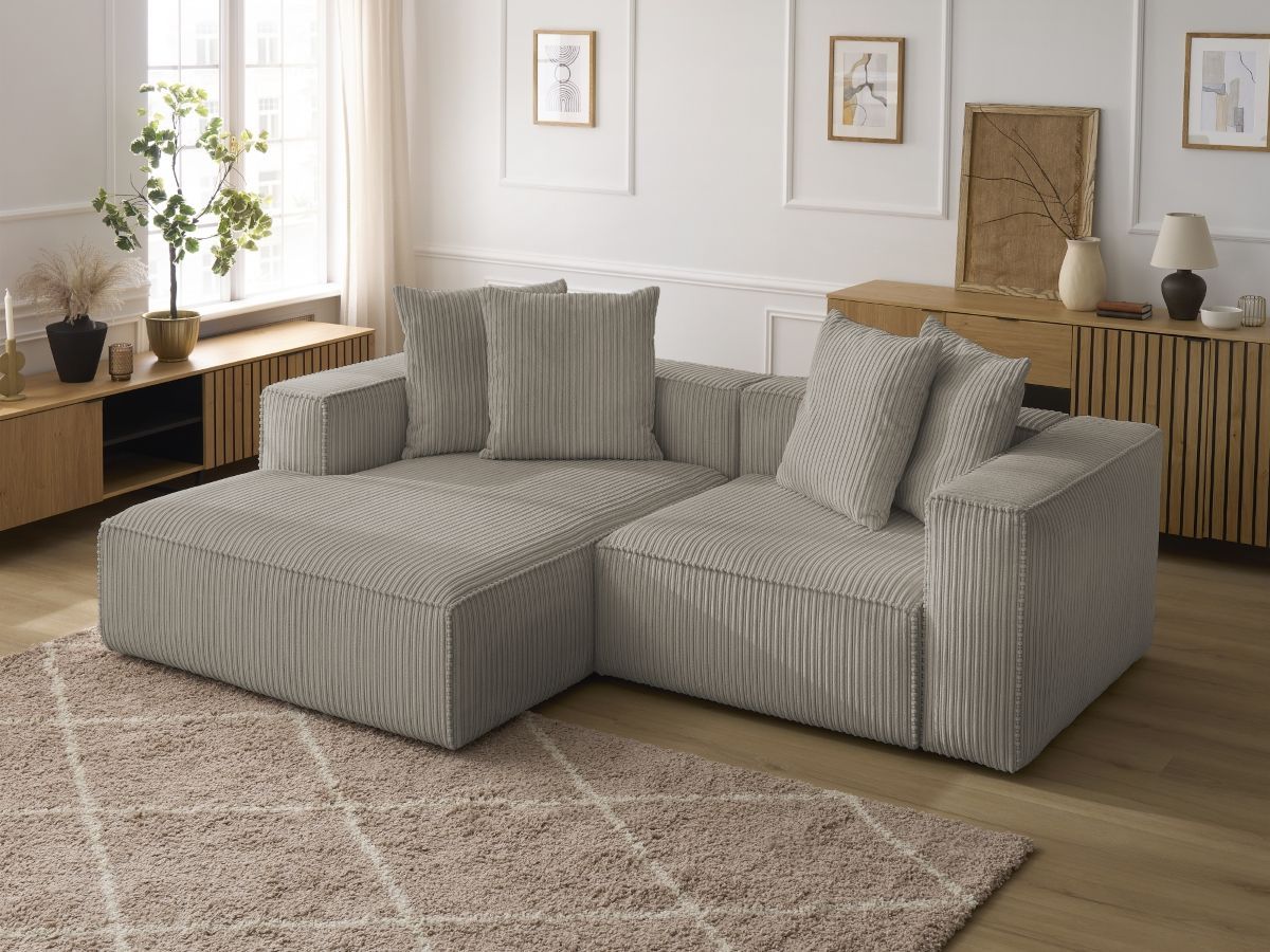 NINA vaste hoekbank in corduroy