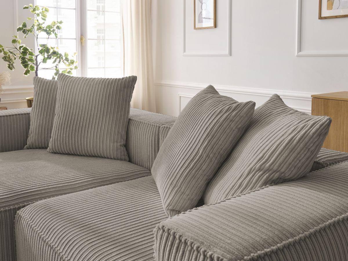 NINA vaste hoekbank in corduroy