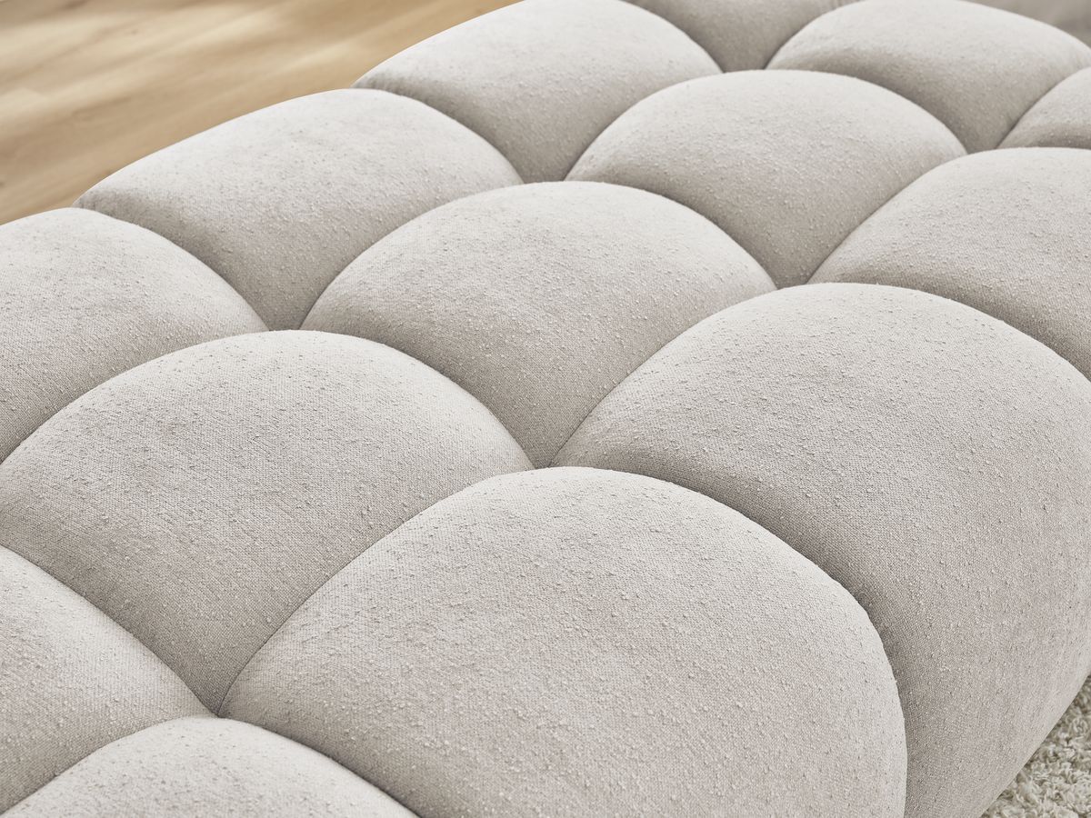 Pouf EVEREST tissu texturé