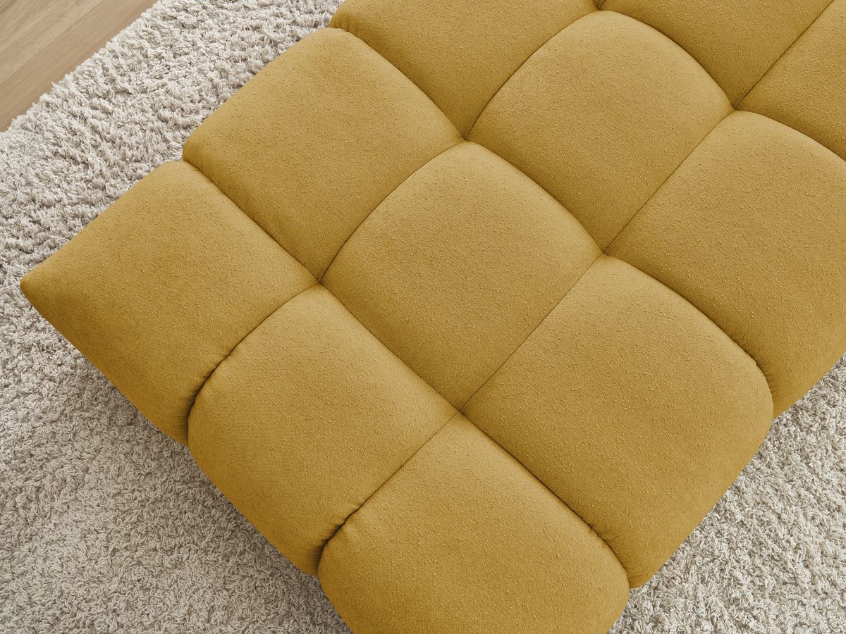 Pouf EVEREST tissu texturé