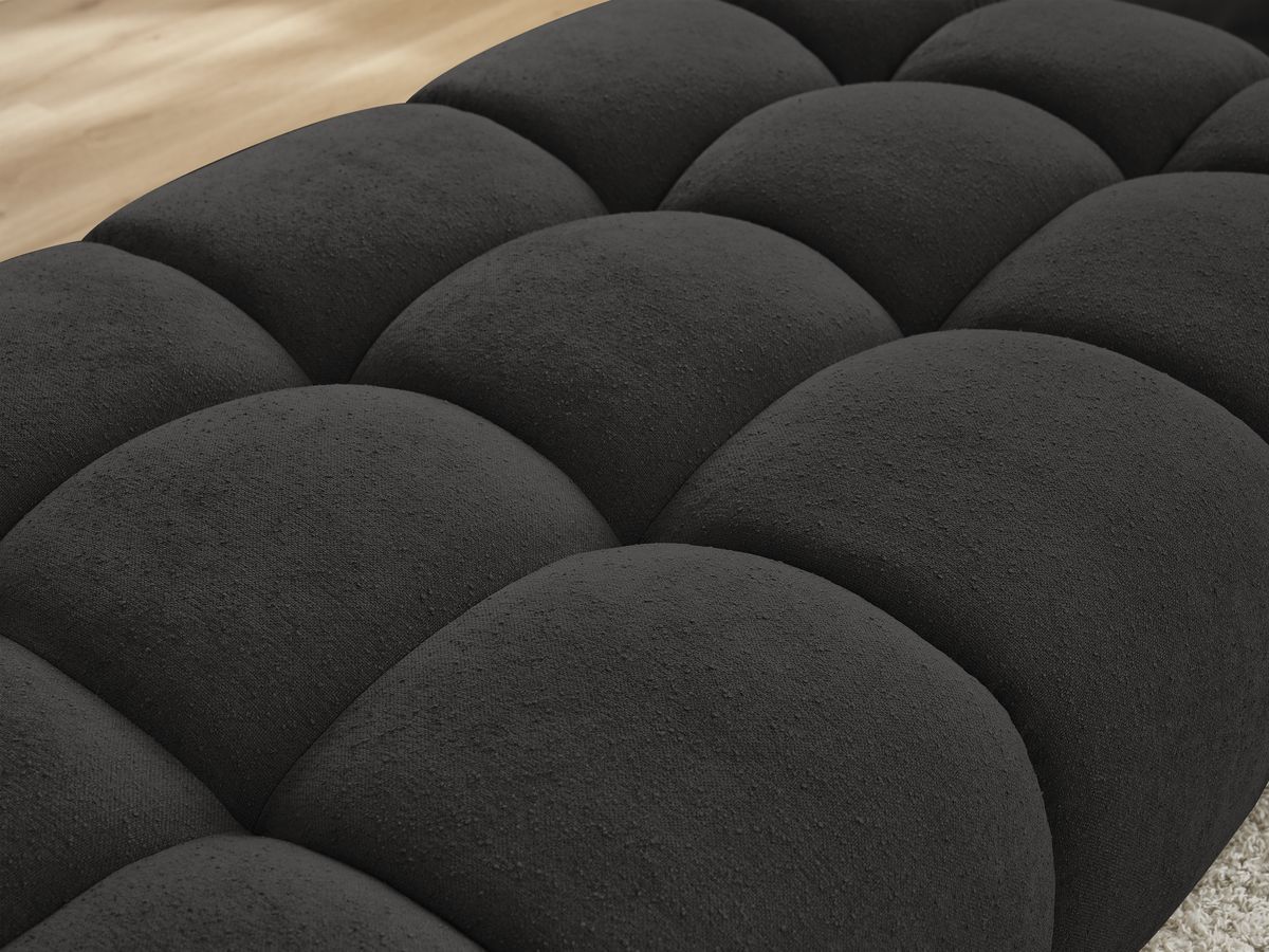 Pouf EVEREST tissu texturé