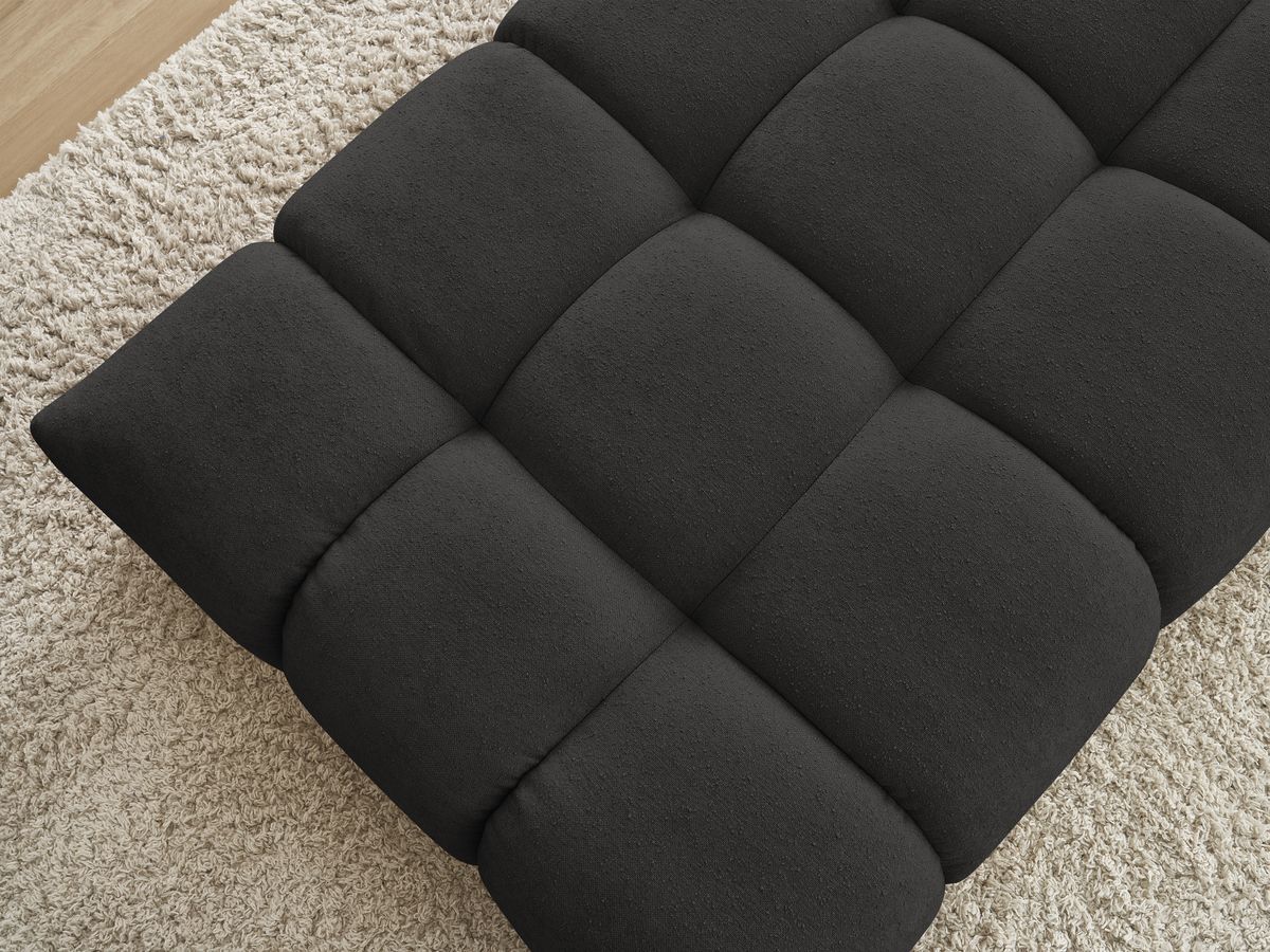 Pouf EVEREST tissu texturé