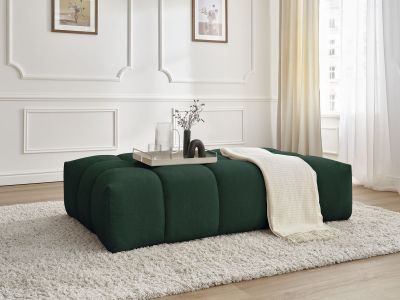 Pouf EVEREST tissu texturé