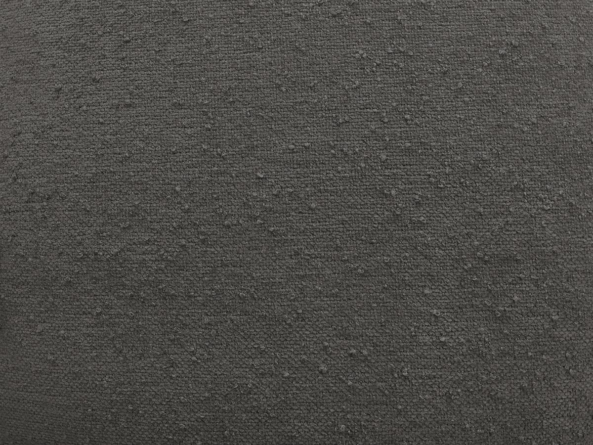 Canapé d'angle fixe EVEREST tissu texturé avec pouf
