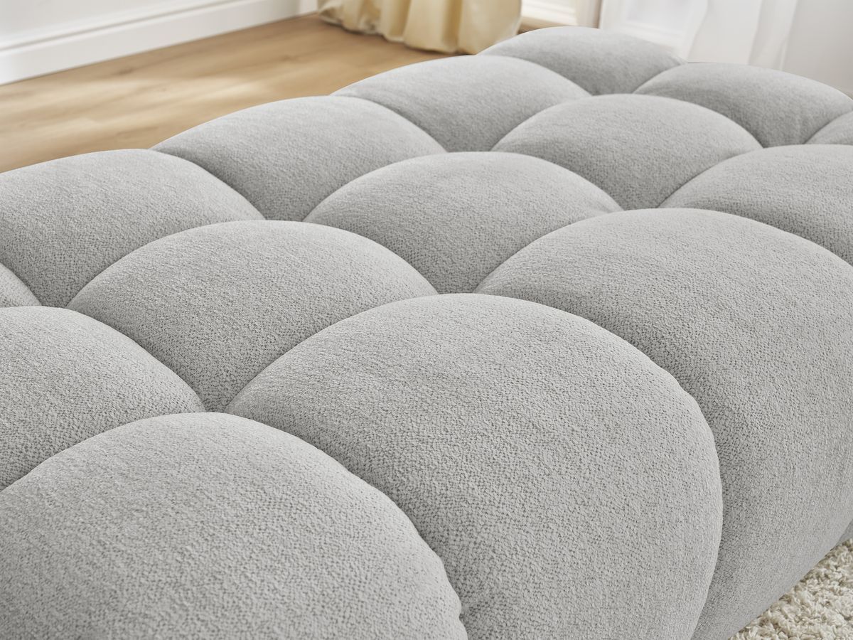 Pouf EVEREST tissu chiné