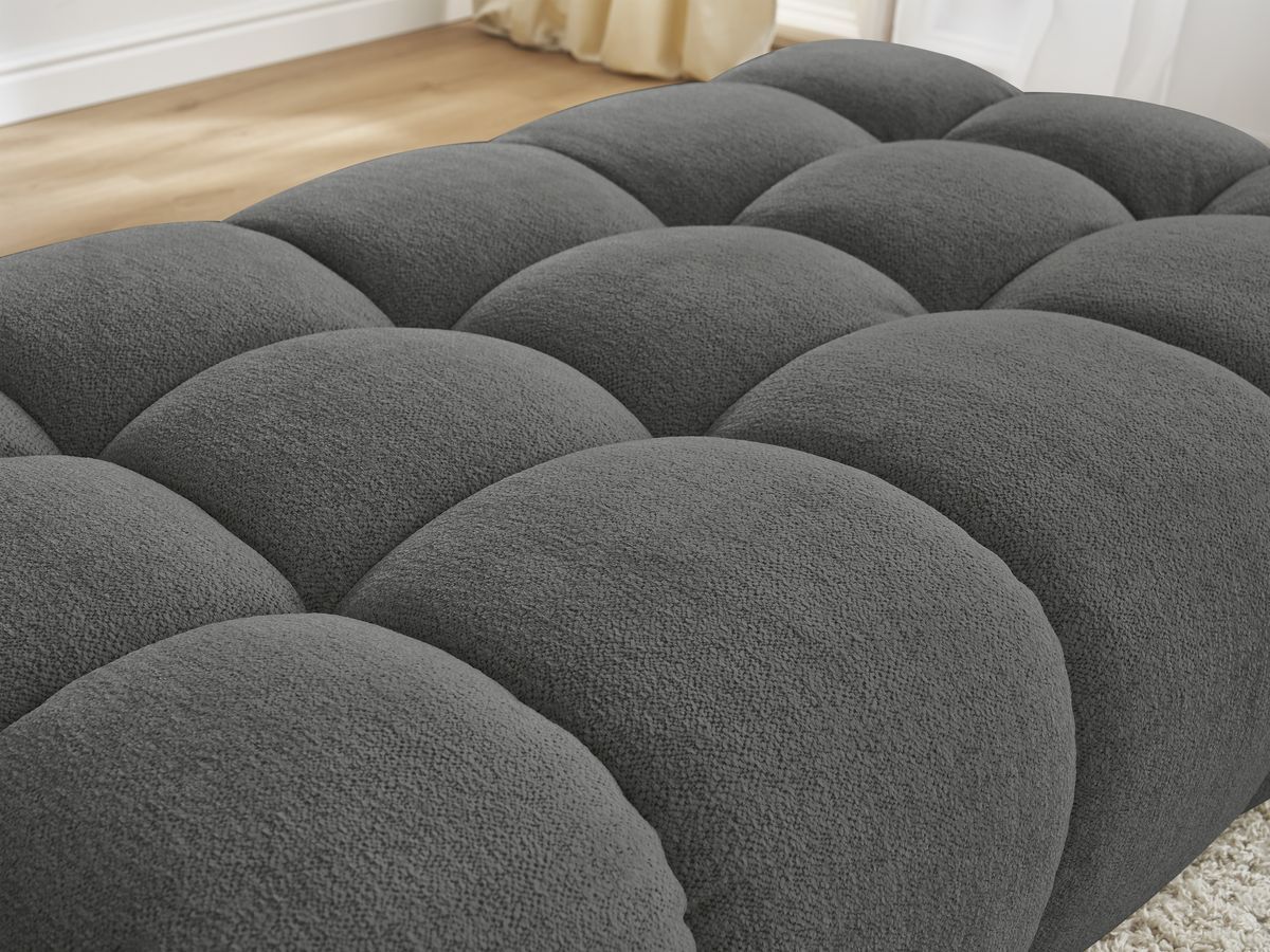 Pouf EVEREST tissu chiné