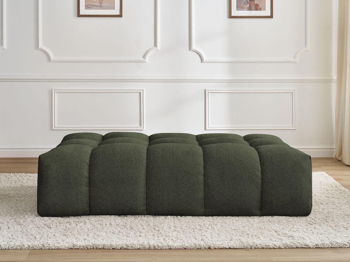 Pouf EVEREST chiné vert — vue 5