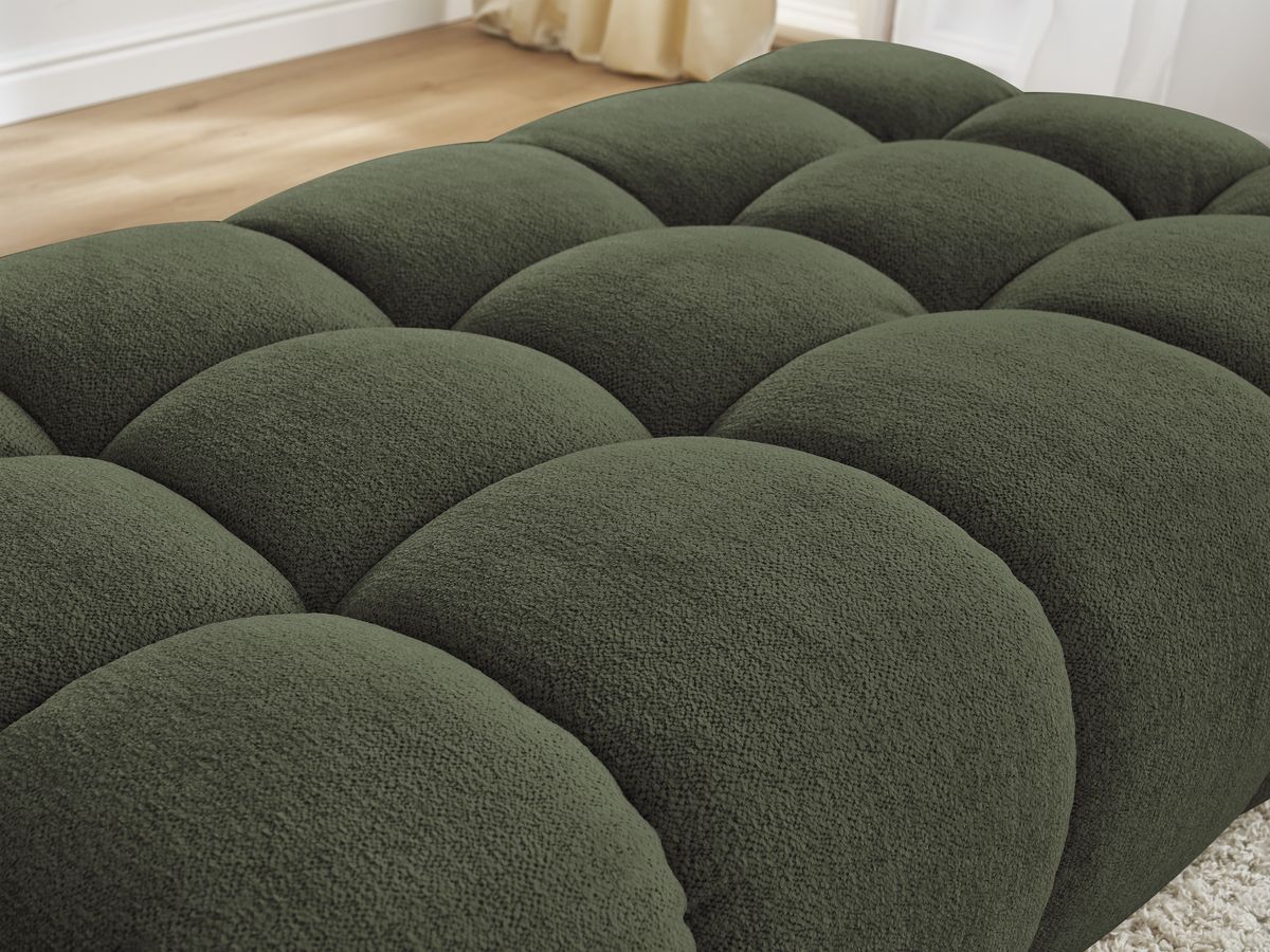 Pouf EVEREST tissu chiné