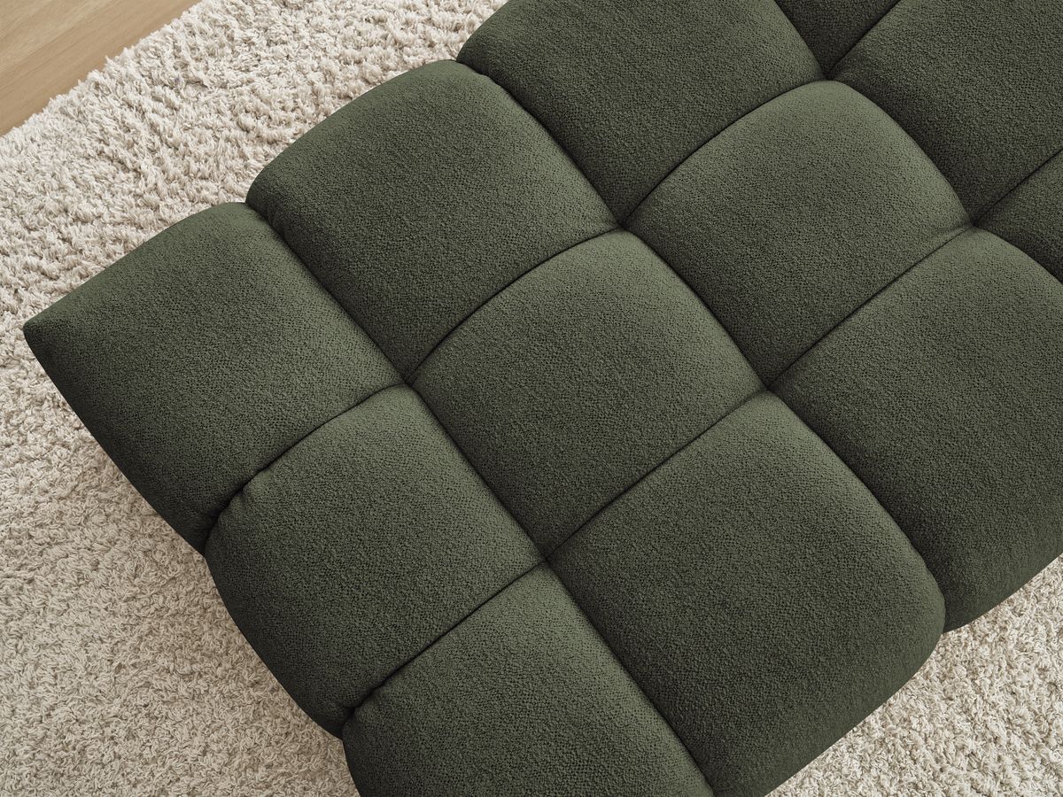Pouf EVEREST tissu chiné