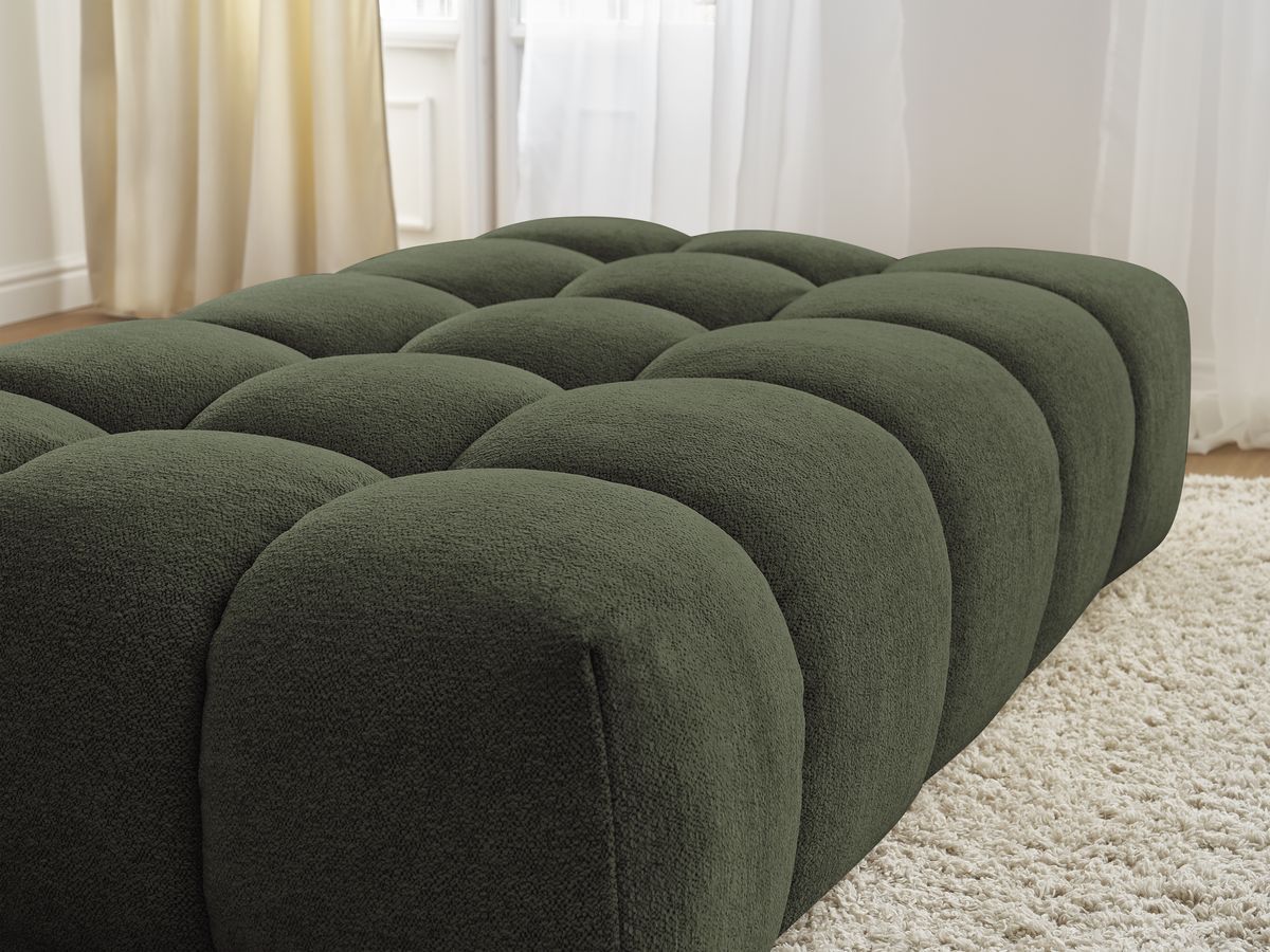Pouf EVEREST tissu chiné