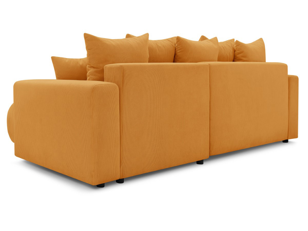 Canapé d'angle réversible convertible coffre ENVY velours côtelé