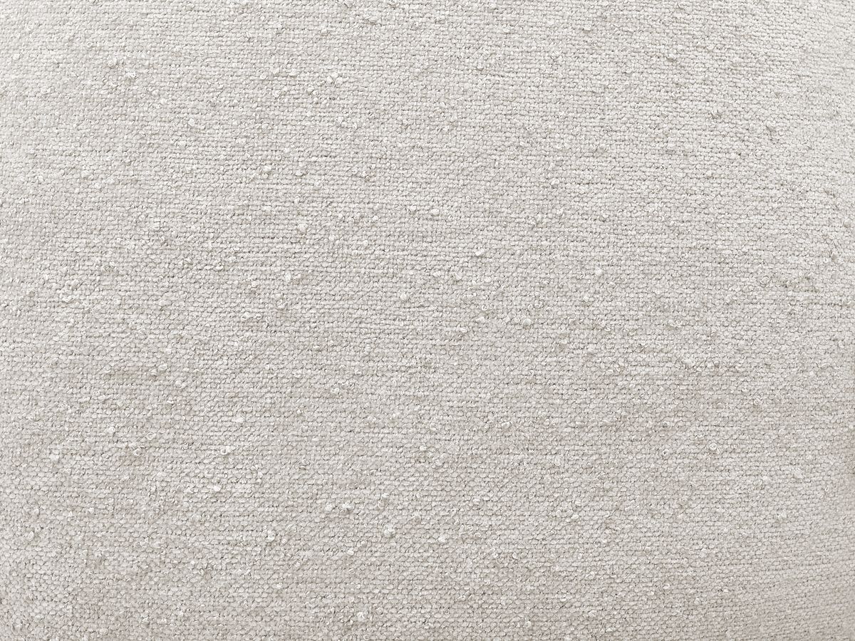 Canapé d'angle fixe EVEREST tissu texturé avec pouf
