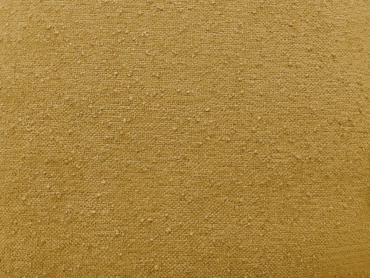 Canapé d'angle fixe EVEREST tissu texturé avec pouf