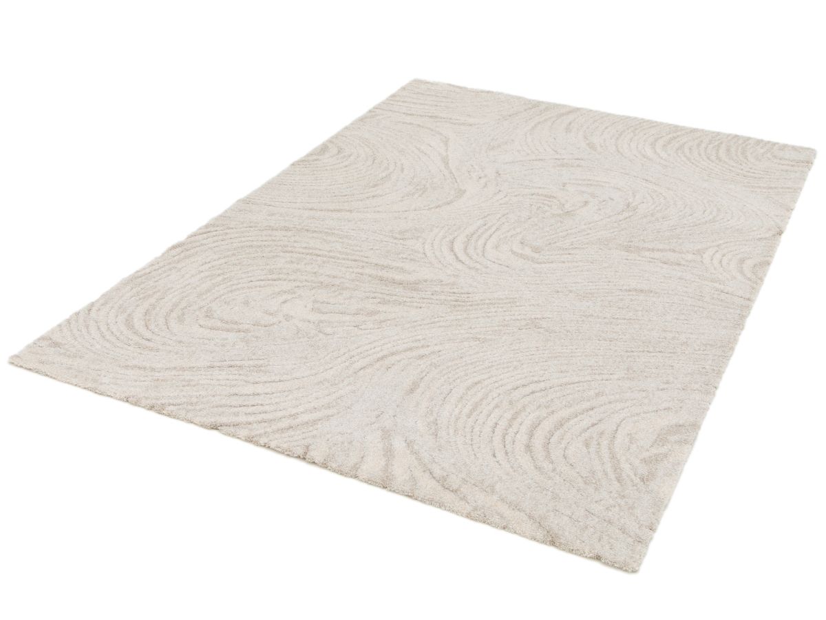 LOVINA langpolig vloerkleed met abstract patroon