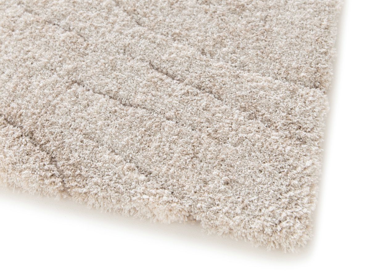 Tapis poils long LOVINA motif abstrait