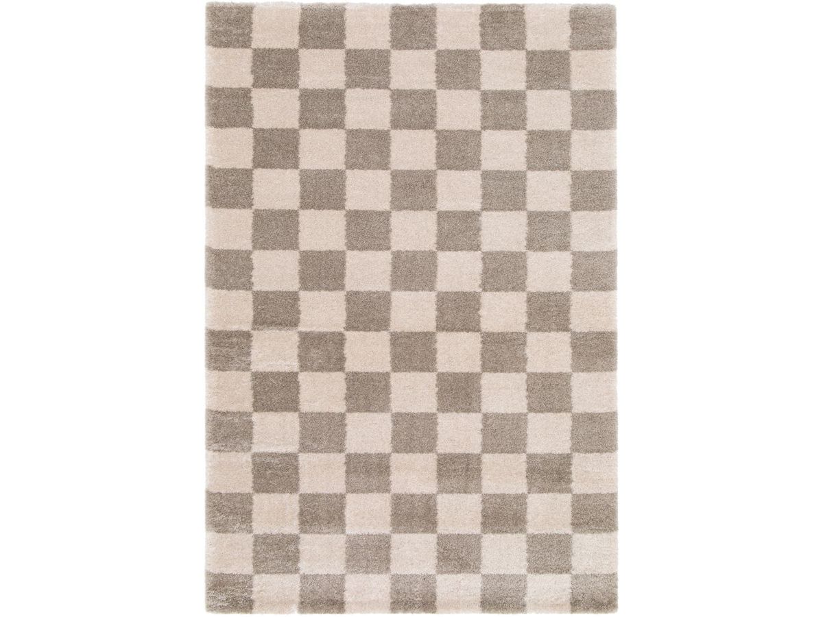 BLITZ langpolig vloerkleed met geometrisch patroon