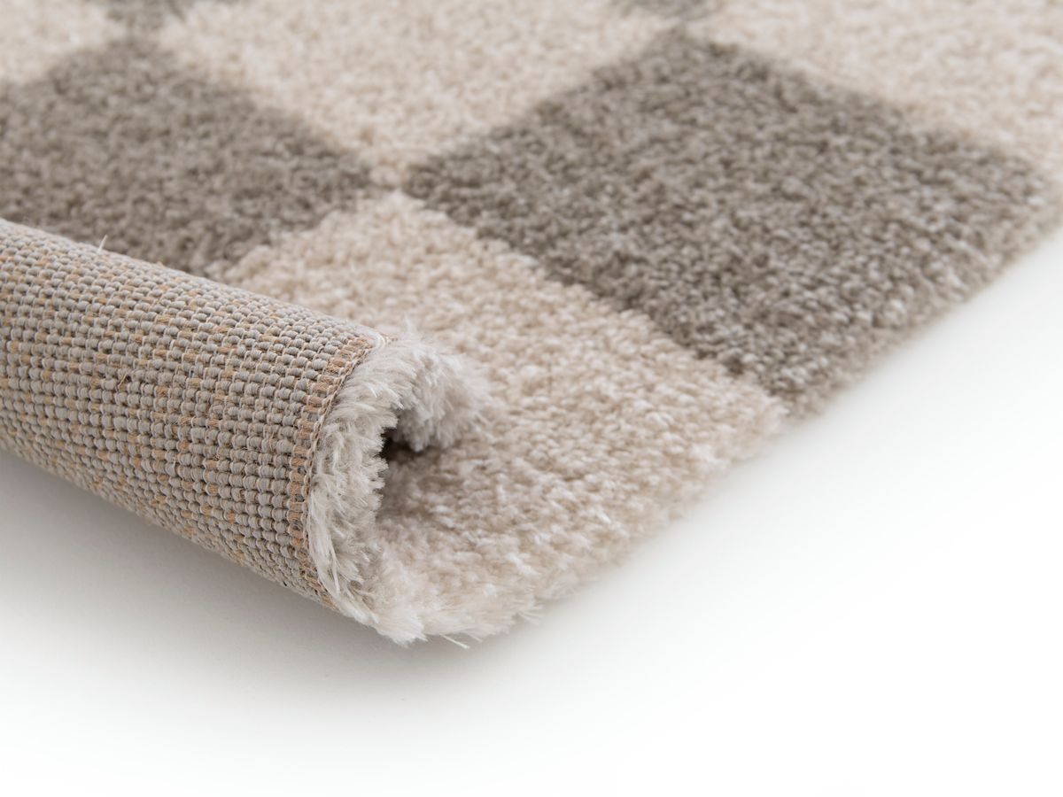 BLITZ langpolig vloerkleed met geometrisch patroon