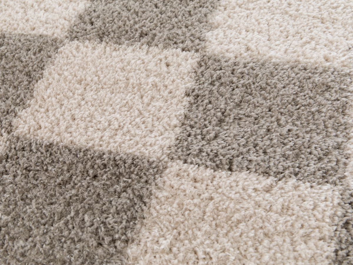 BLITZ langpolig vloerkleed met geometrisch patroon