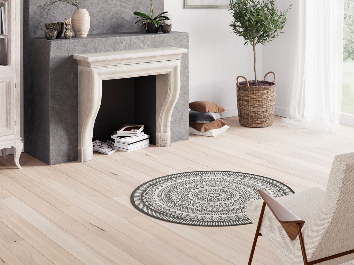 SIENNA laagpolig vloerkleed met vintage patroon