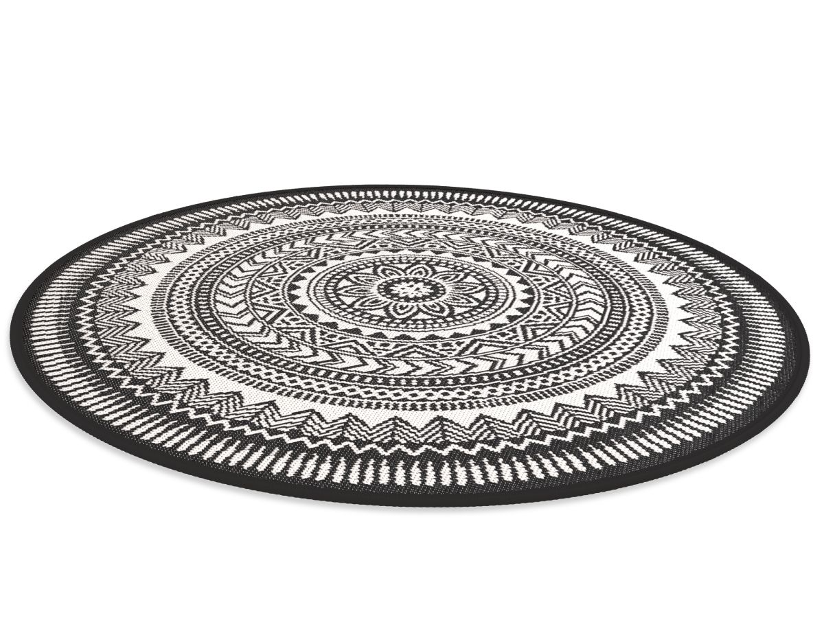 SIENNA laagpolig vloerkleed met vintage patroon