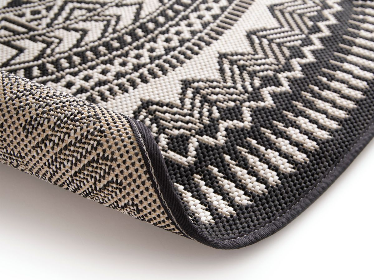 SIENNA laagpolig vloerkleed met vintage patroon