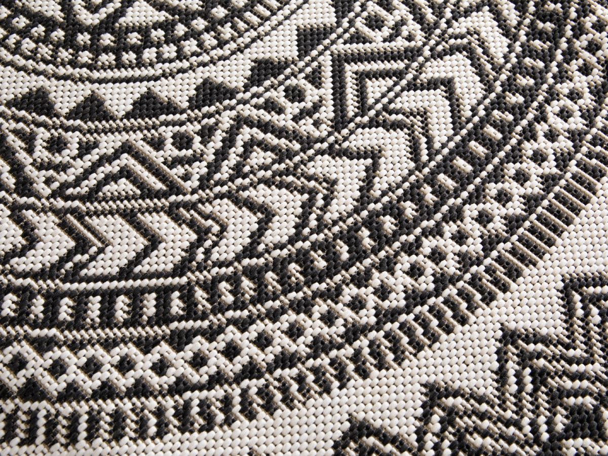 SIENNA laagpolig vloerkleed met vintage patroon