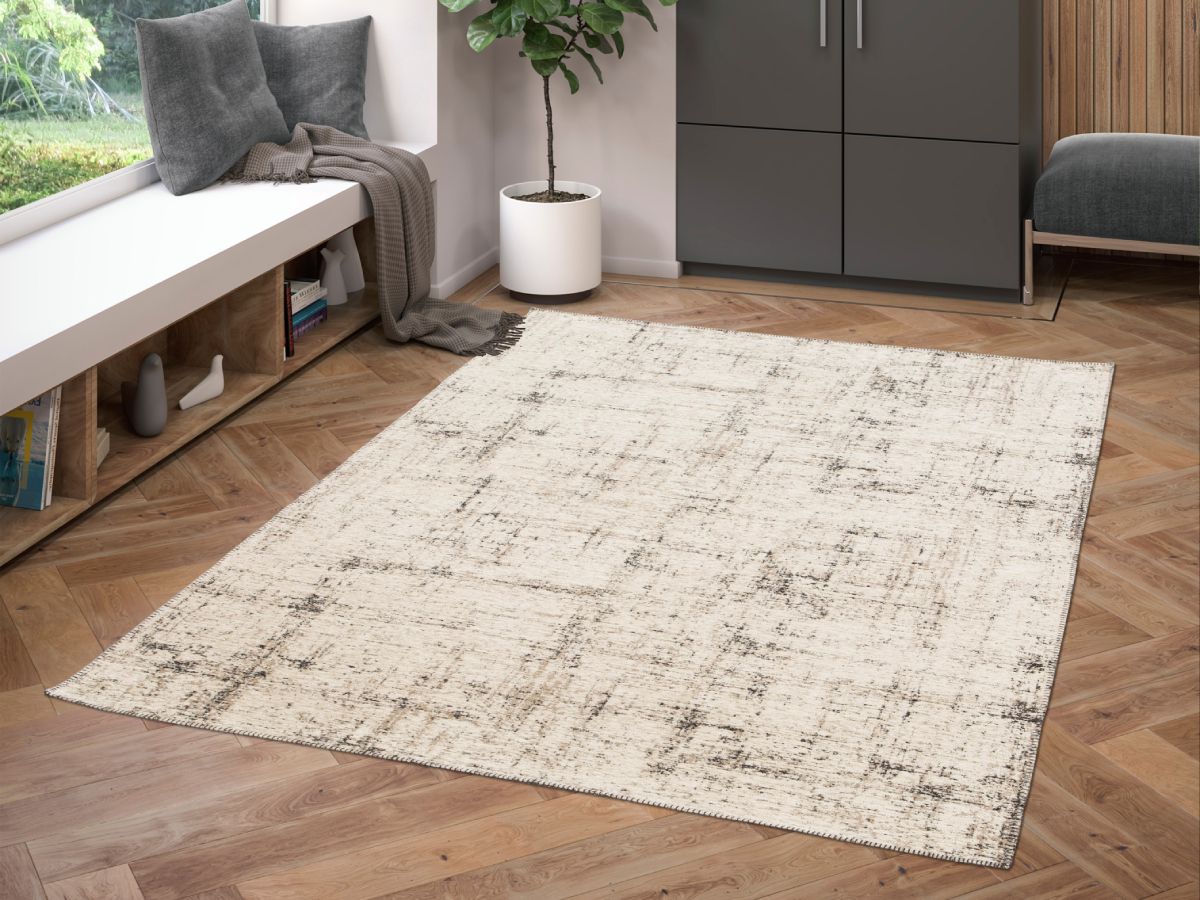 MAGGIE laagpolig vloerkleed met abstract patroon