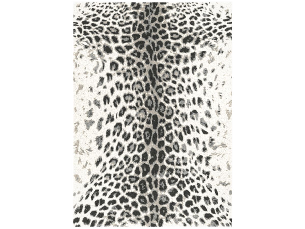 MERYL laagpolig vloerkleed met luipaardmotief